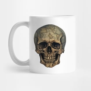 Skull with map Mug